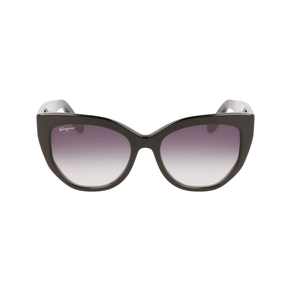 Ferragamo Black Acetate Sunglasses - ACCEXO