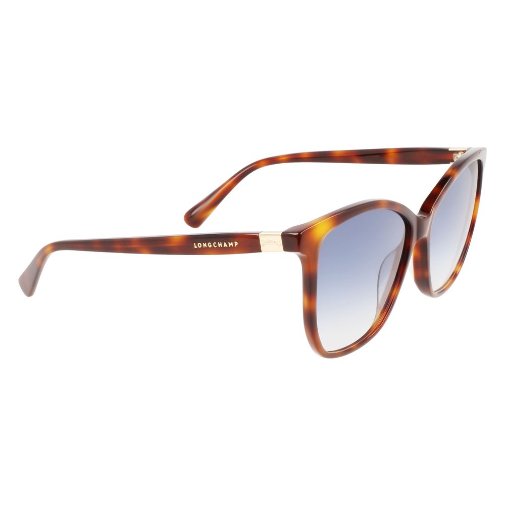 Longchamp Brown Acetate Sunglasses - ACCEXO
