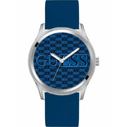 Guess Blue Silicone Watch - ACCEXO