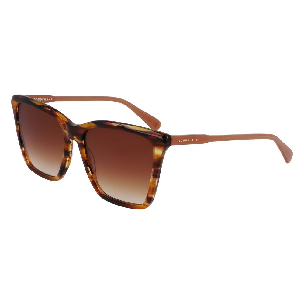 Longchamp Brown Acetate Sunglasses - ACCEXO