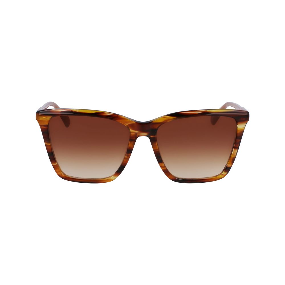 Longchamp Brown Acetate Sunglasses - ACCEXO