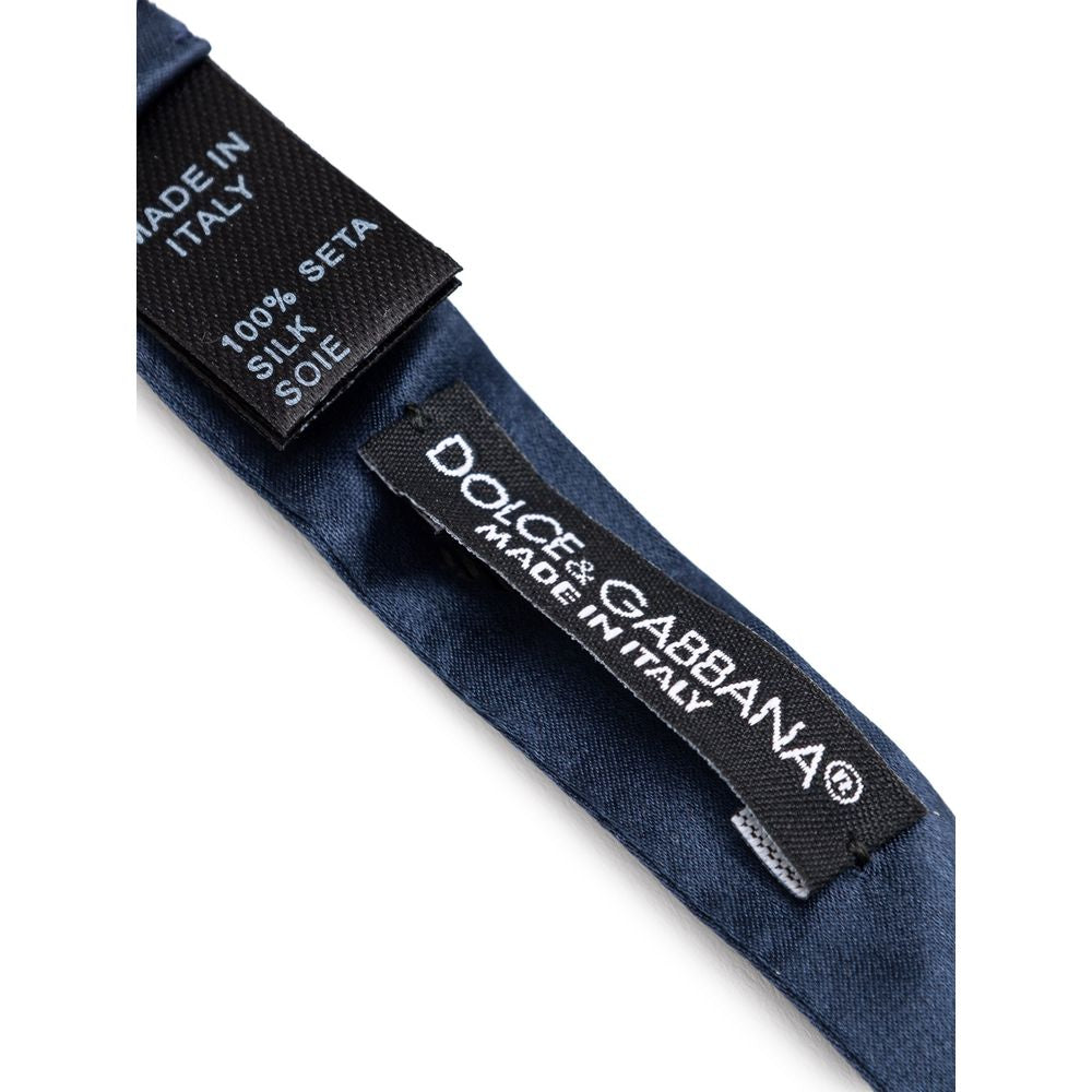 Dolce & Gabbana Blue Silk Ties & Bowty - ACCEXO