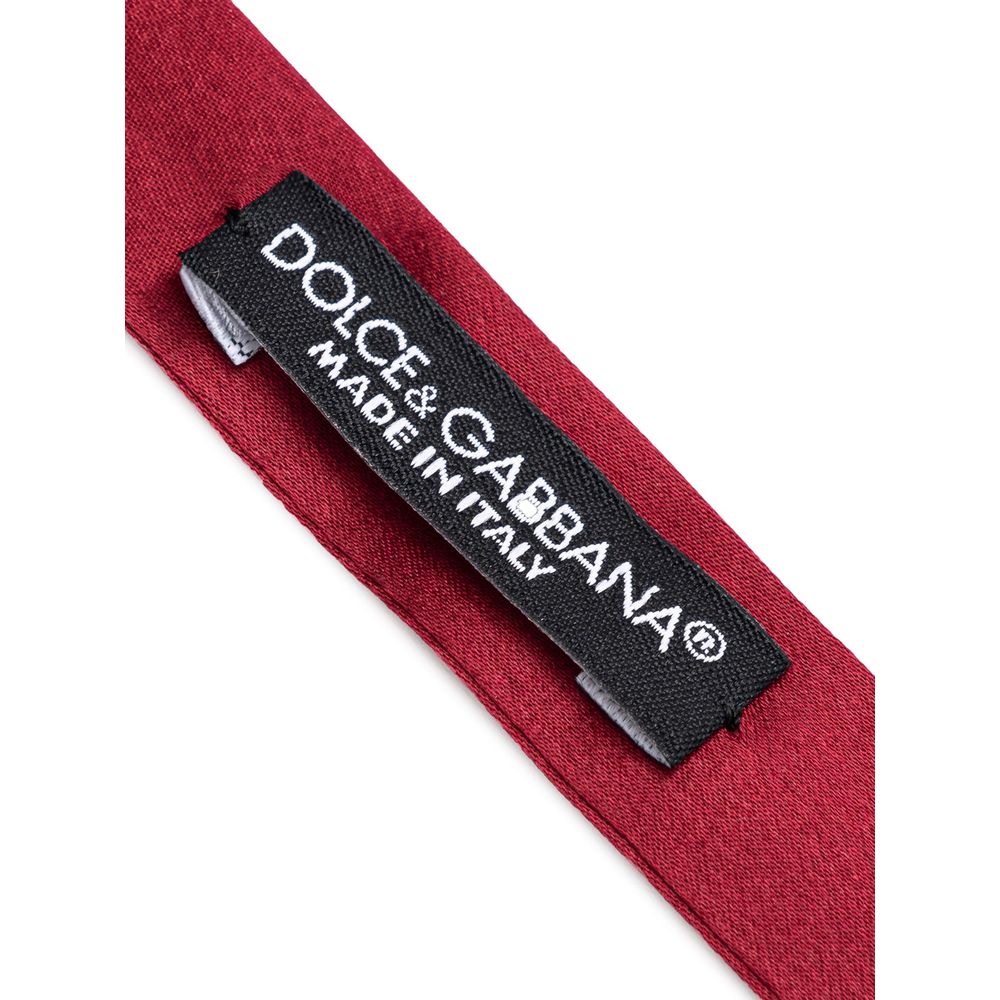Dolce & Gabbana Red Silk Ties & Bowty - ACCEXO