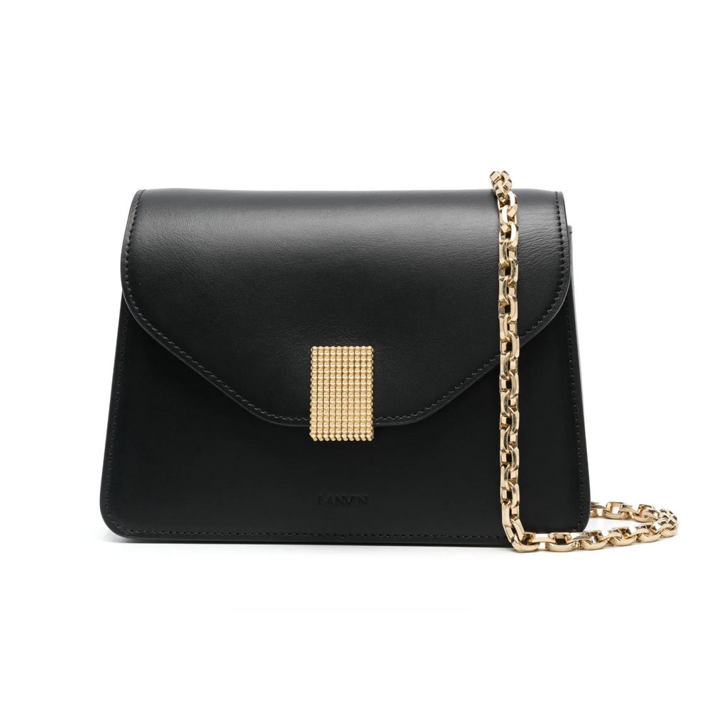 Lanvin Black Leather Handbag - ACCEXO
