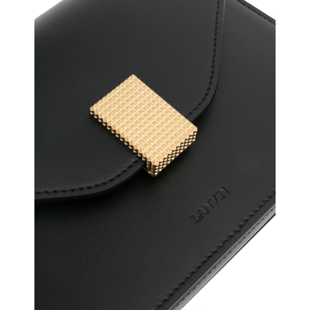 Lanvin Black Leather Handbag - ACCEXO