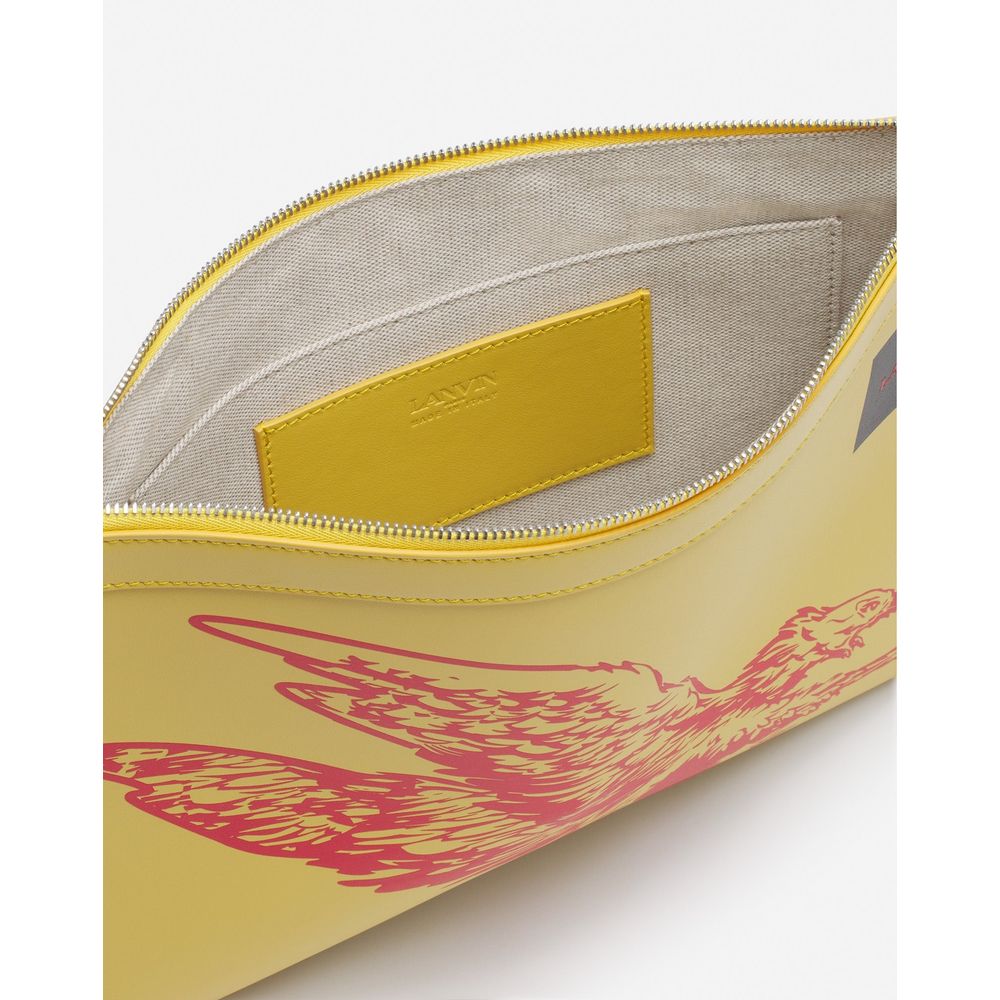 Lanvin Yellow Leather Wallet - ACCEXO