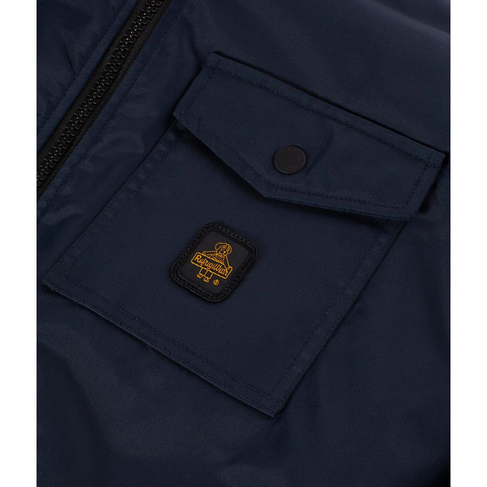 Refrigiwear Blue Polyamide Men Jacket - ACCEXO