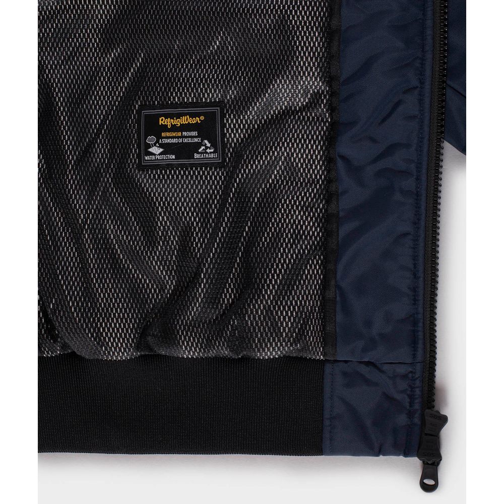 Refrigiwear Blue Polyamide Men Jacket - ACCEXO