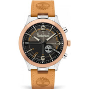 Timberland Brown Leather Watch - ACCEXO