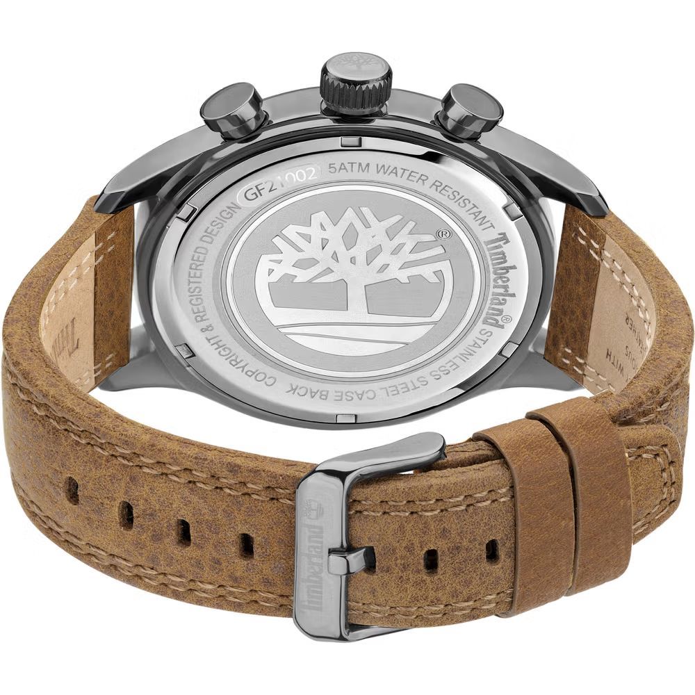 Timberland Brown Leather Watch - ACCEXO
