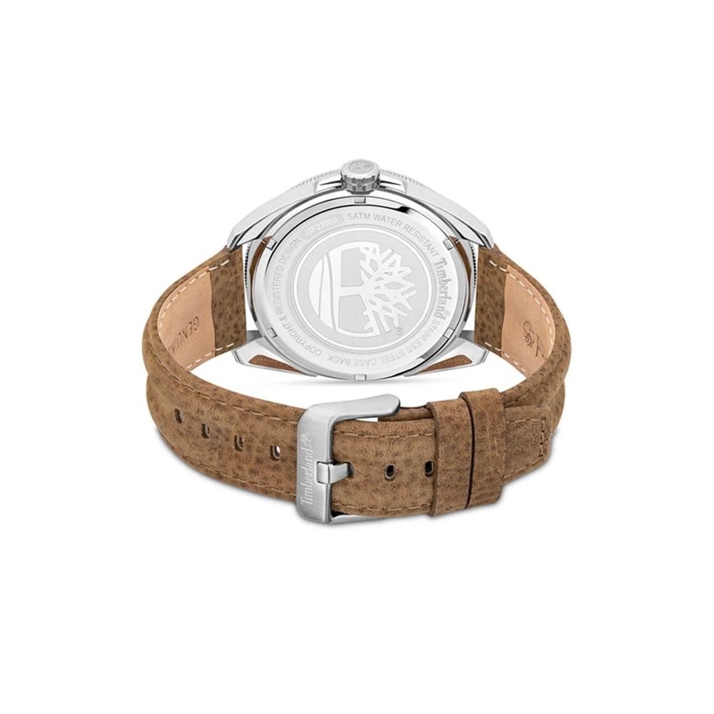 Timberland Brown Leather Watch - ACCEXO