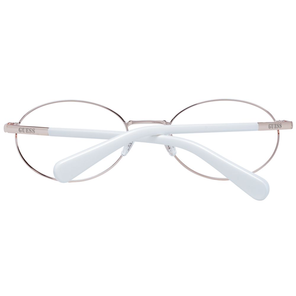 Guess White Unisex Optical Frames - ACCEXO