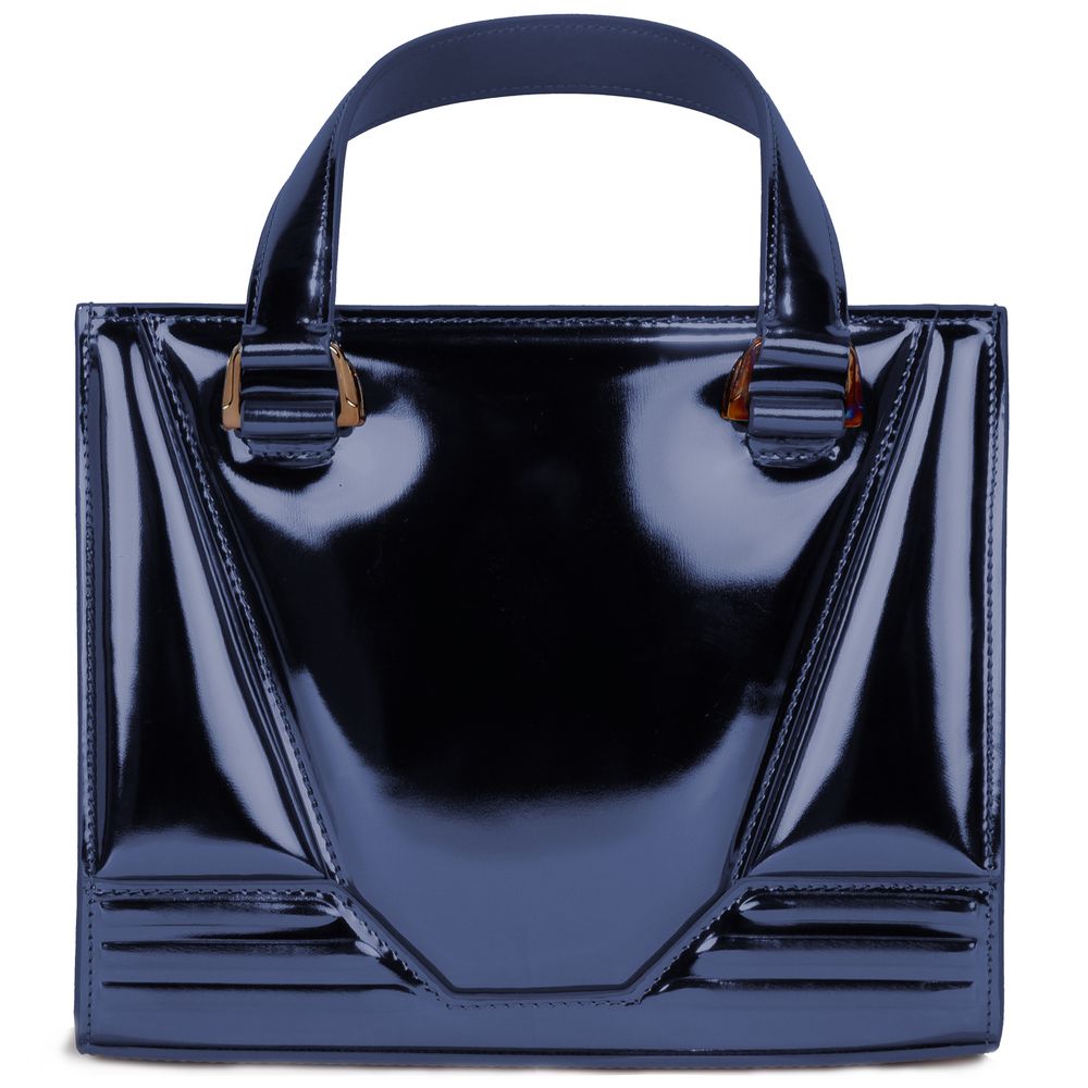 Ferrari Blue Leather Handbag - ACCEXO