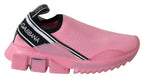 Dolce & Gabbana Pink Low Top Sorrento Sneakers Slip On Casual Shoes - ACCEXO