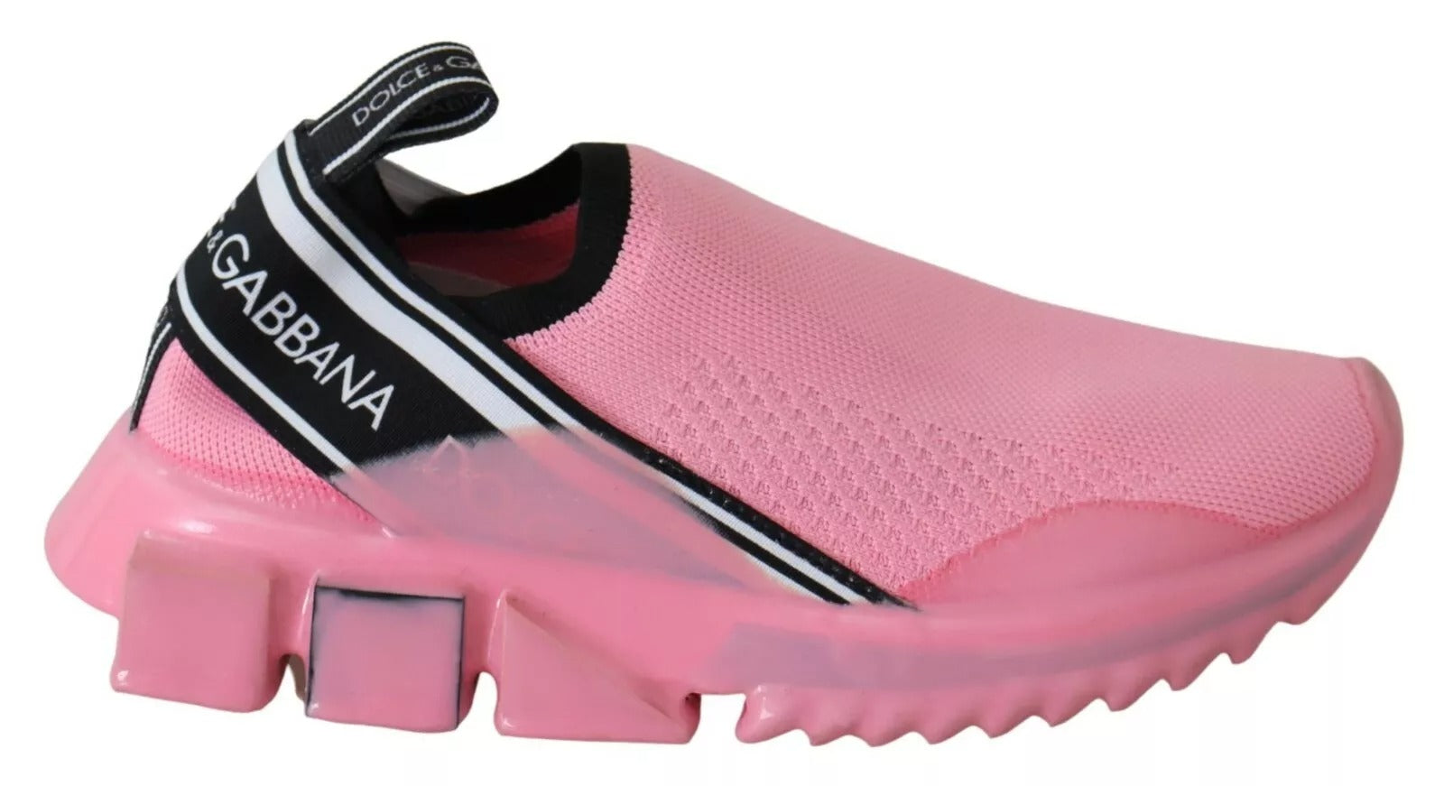 Dolce & Gabbana Pink Low Top Sorrento Sneakers Slip On Casual Shoes - ACCEXO