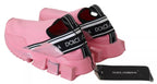 Dolce & Gabbana Pink Low Top Sorrento Sneakers Slip On Casual Shoes - ACCEXO
