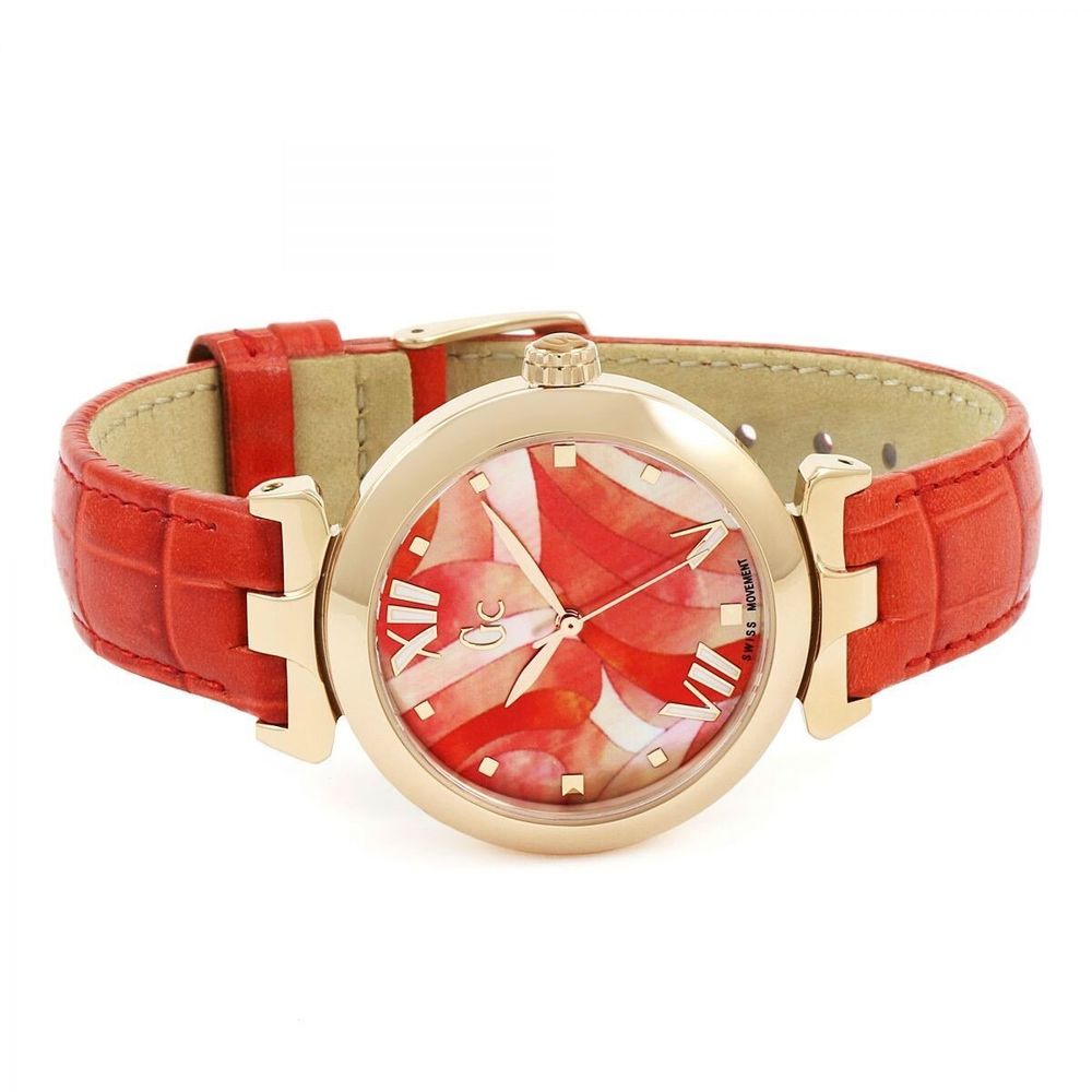 GC Orange Leather Watch - ACCEXO