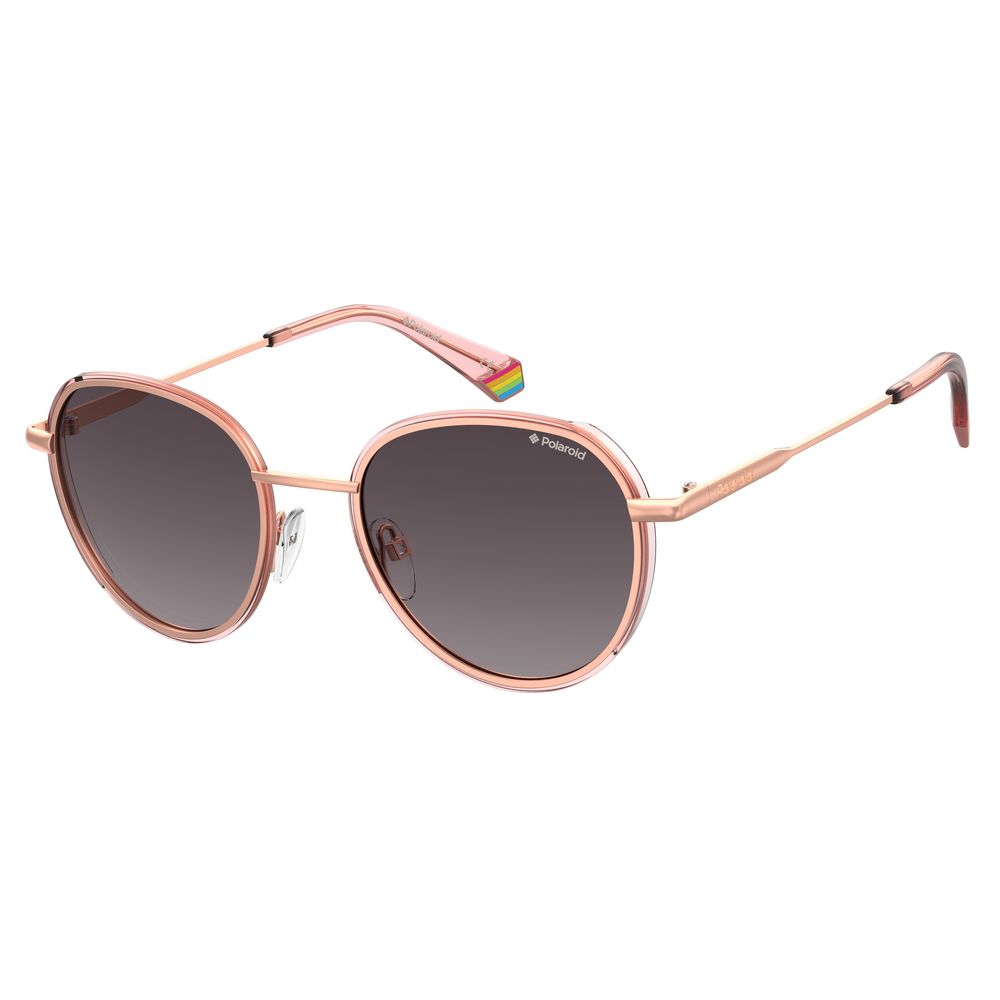 Polaroid Rose Gold Metal Sunglasses - ACCEXO