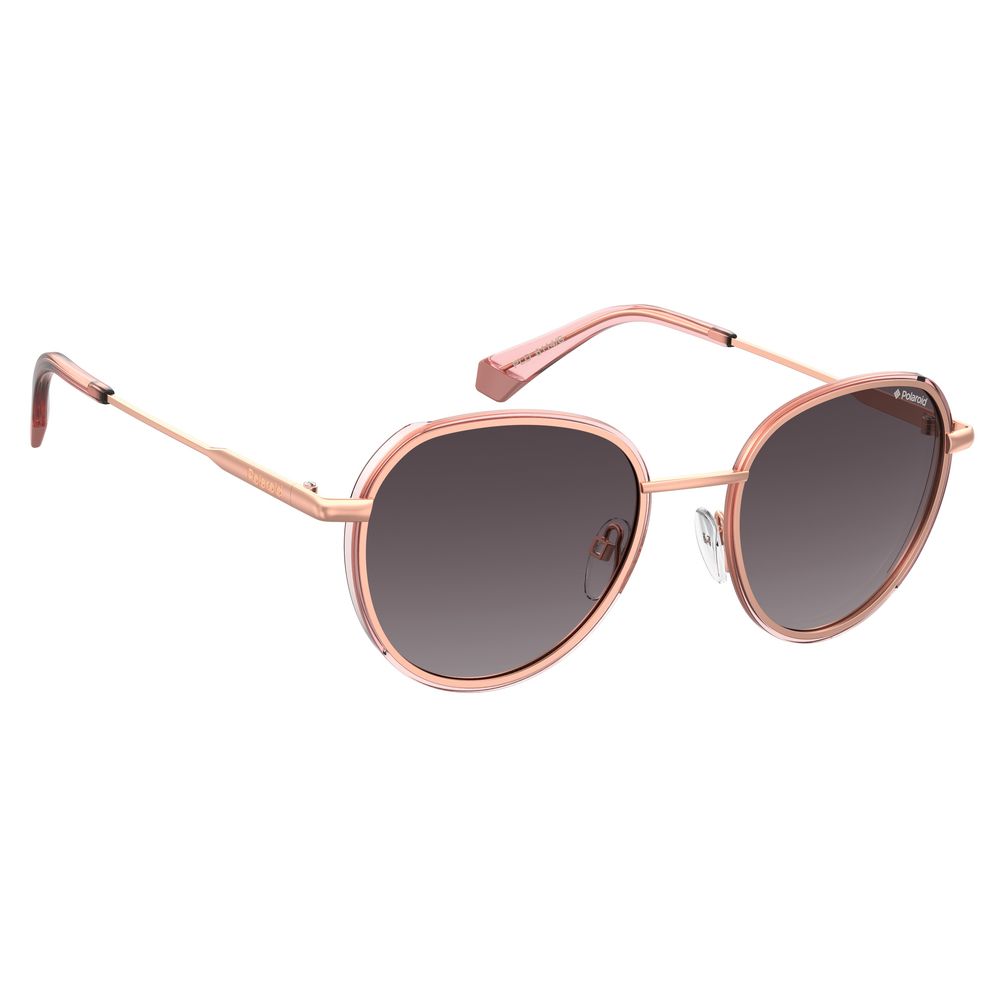 Polaroid Rose Gold Metal Sunglasses - ACCEXO