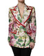 Dolce & Gabbana Multicolor Floral Double Breasted Jacket - ACCEXO