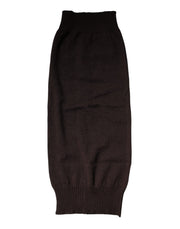 Dolce & Gabbana Brown Cashmere Knitted Neck Warmer Foulard Scarf for Men