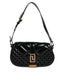 Versace Black Calf Leather Quilted Shoulder Strap Bag - ACCEXO