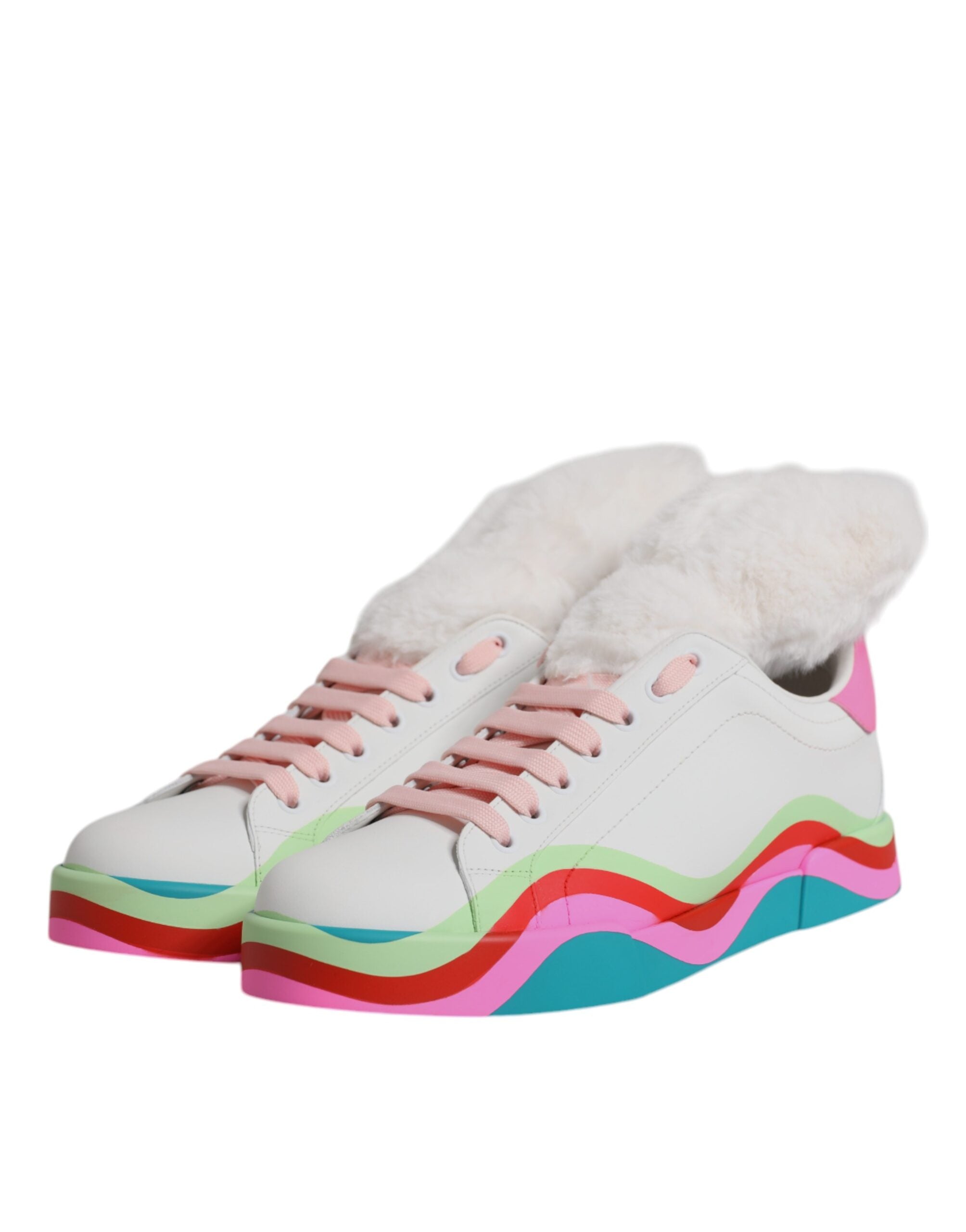 Dolce & Gabbana Multicolor Low Top Trainers Sneakers Shoes - ACCEXO