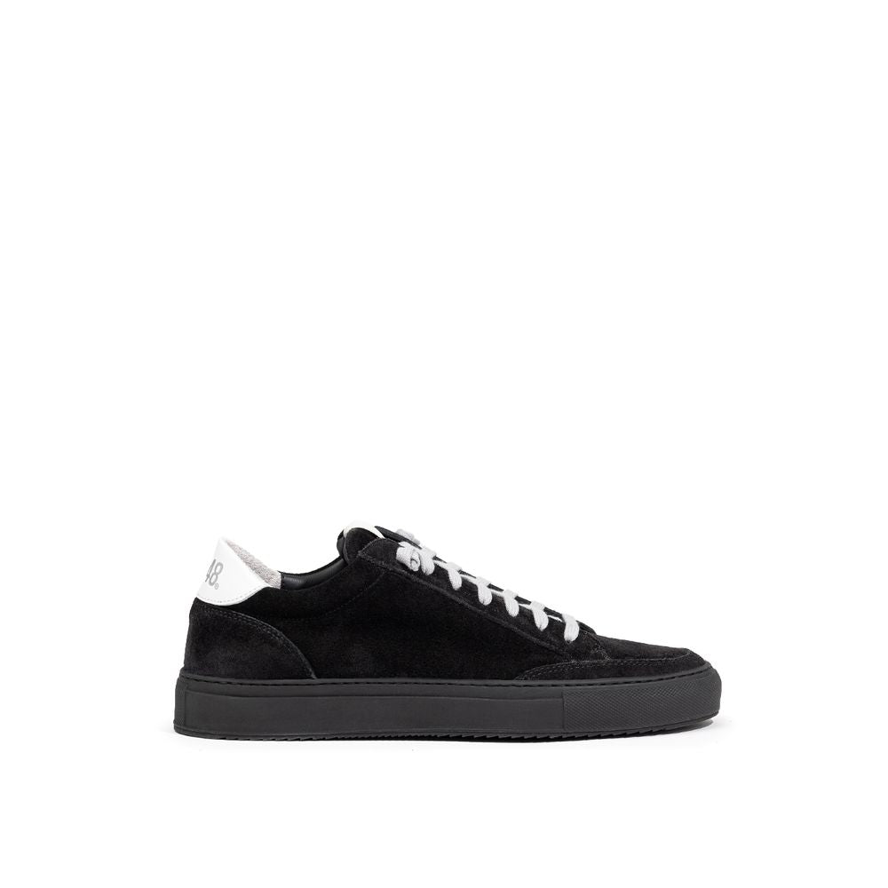 P448 Black Suede Leather Sneaker - ACCEXO