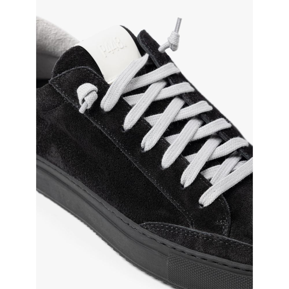 P448 Black Suede Leather Sneaker - ACCEXO