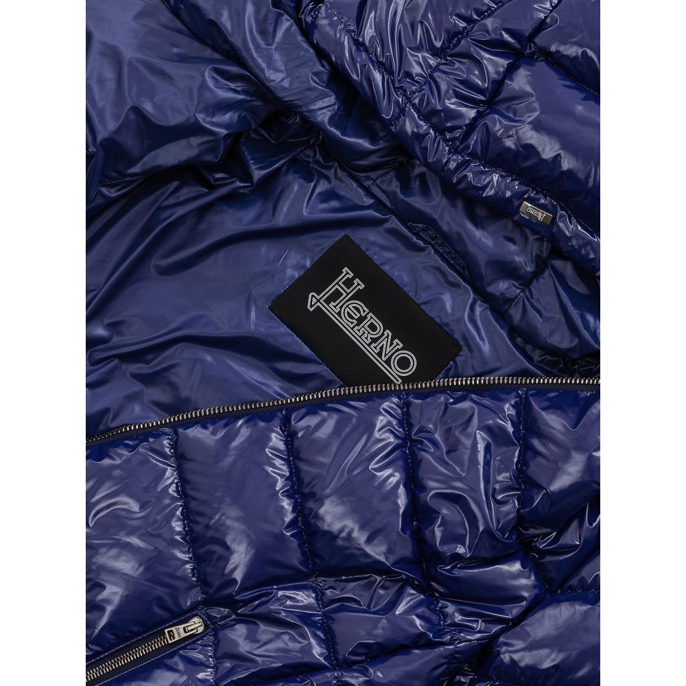 Herno Blue Polyamide Jackets & Coat - ACCEXO