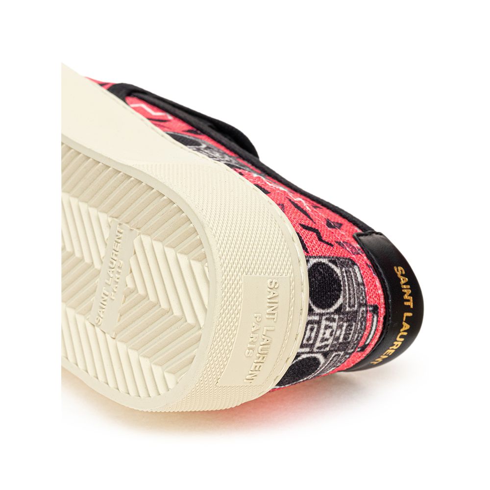 Saint Laurent Pink Cotton Sneaker - ACCEXO