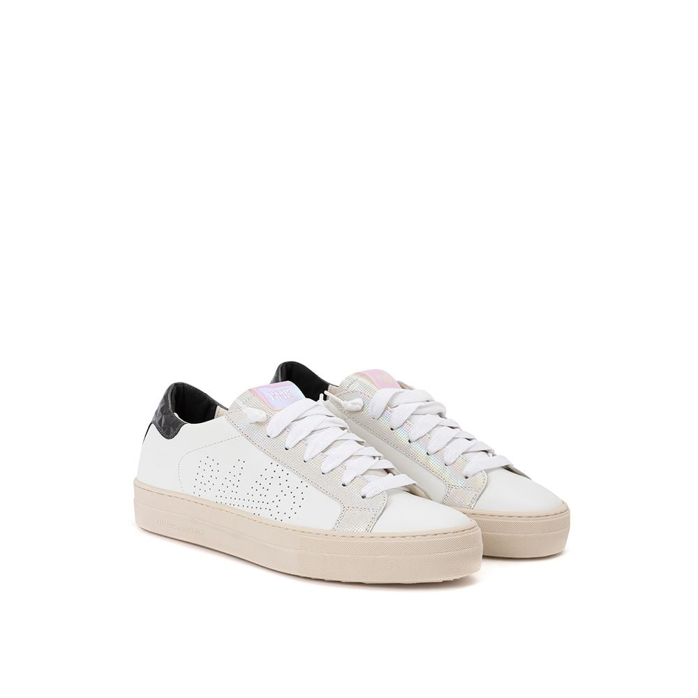 P448 Elevate Your Sneaker Game with All-White Italian Leather Kicks - ACCEXO