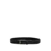 Bottega Veneta Black Leather Belt - ACCEXO