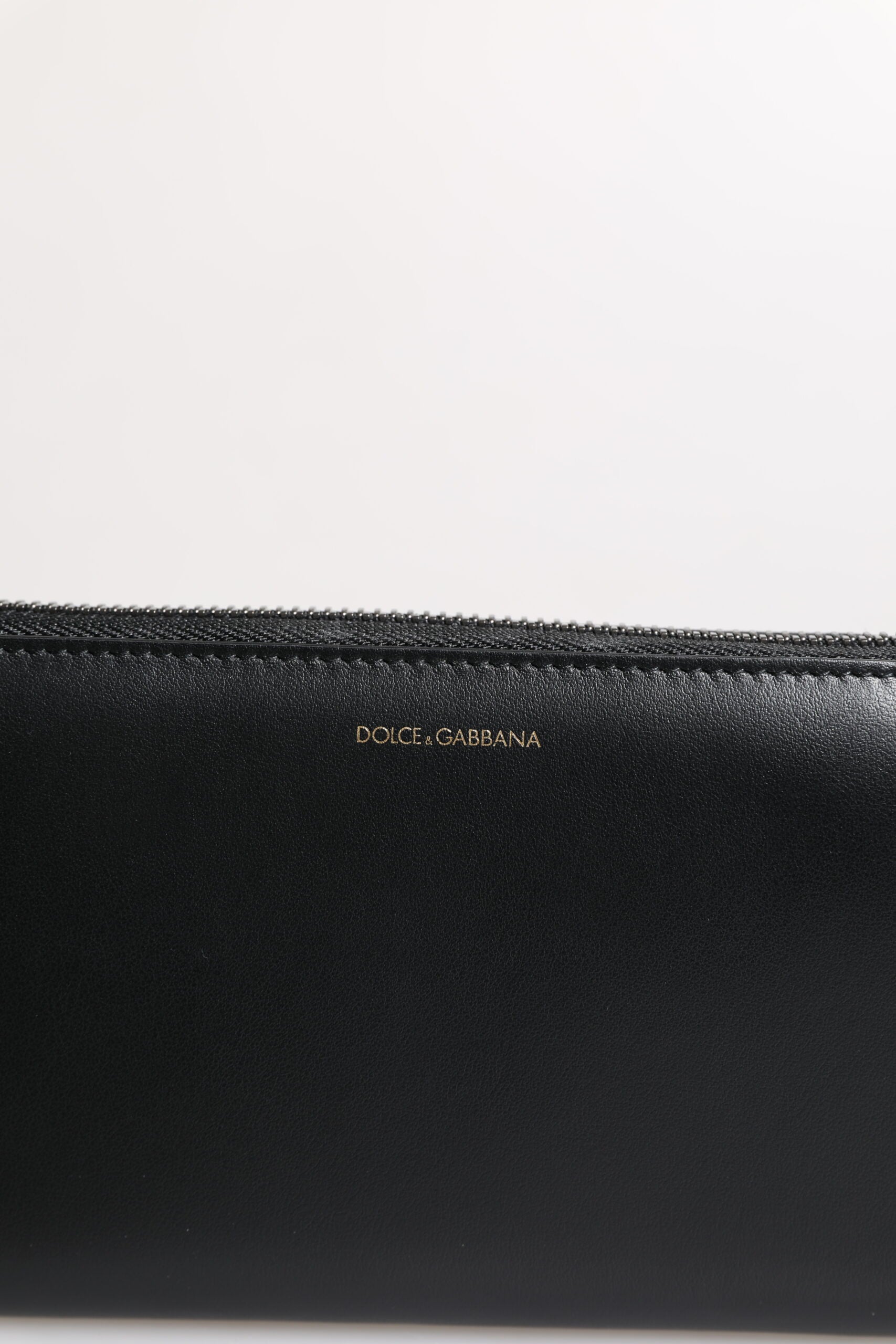 Dolce & Gabbana Black Blue Exotic Leather Embossed Continental Wallet - ACCEXO