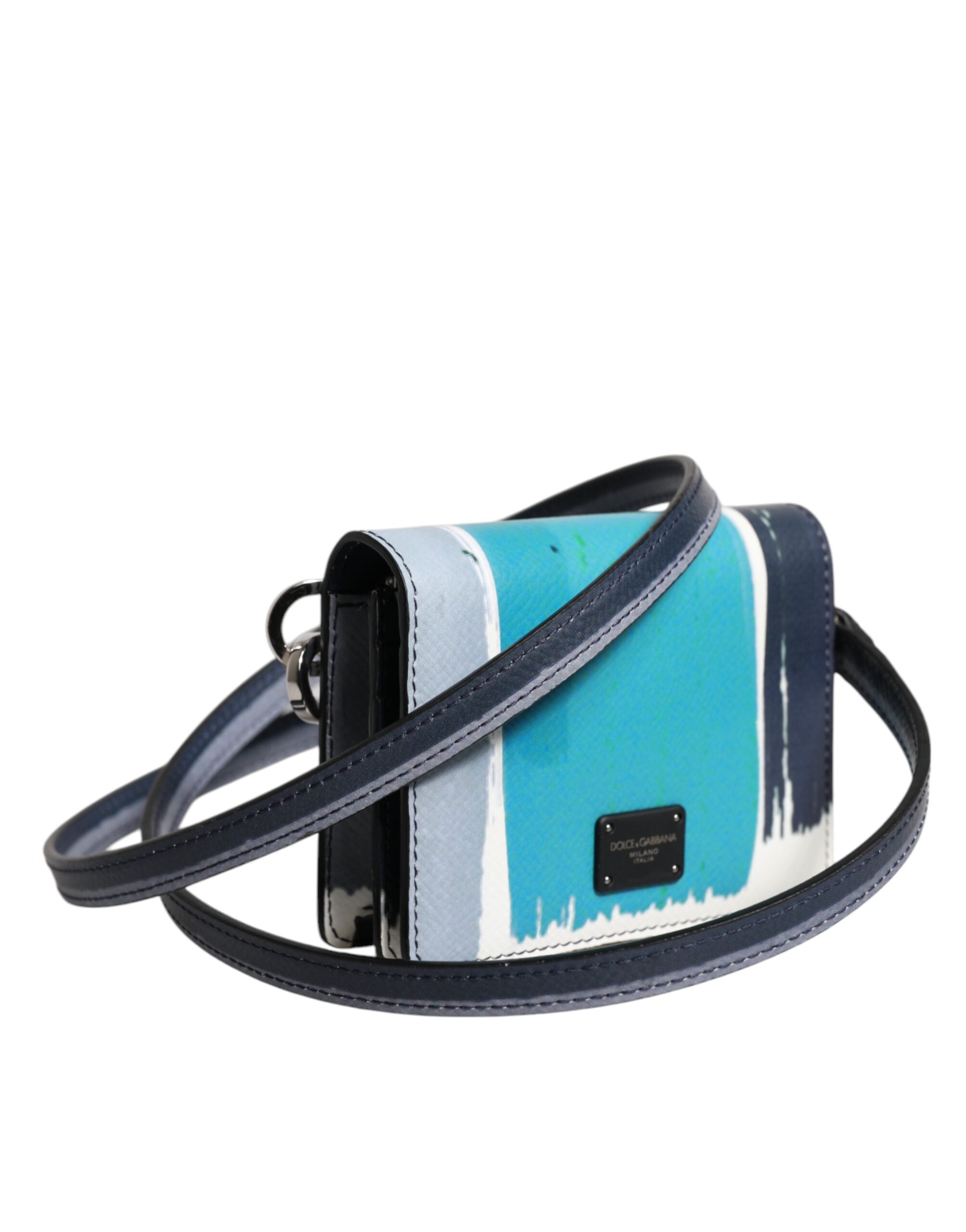 Dolce & Gabbana Multicolor Leather DG Logo Bifold Card Holder Wallet - ACCEXO