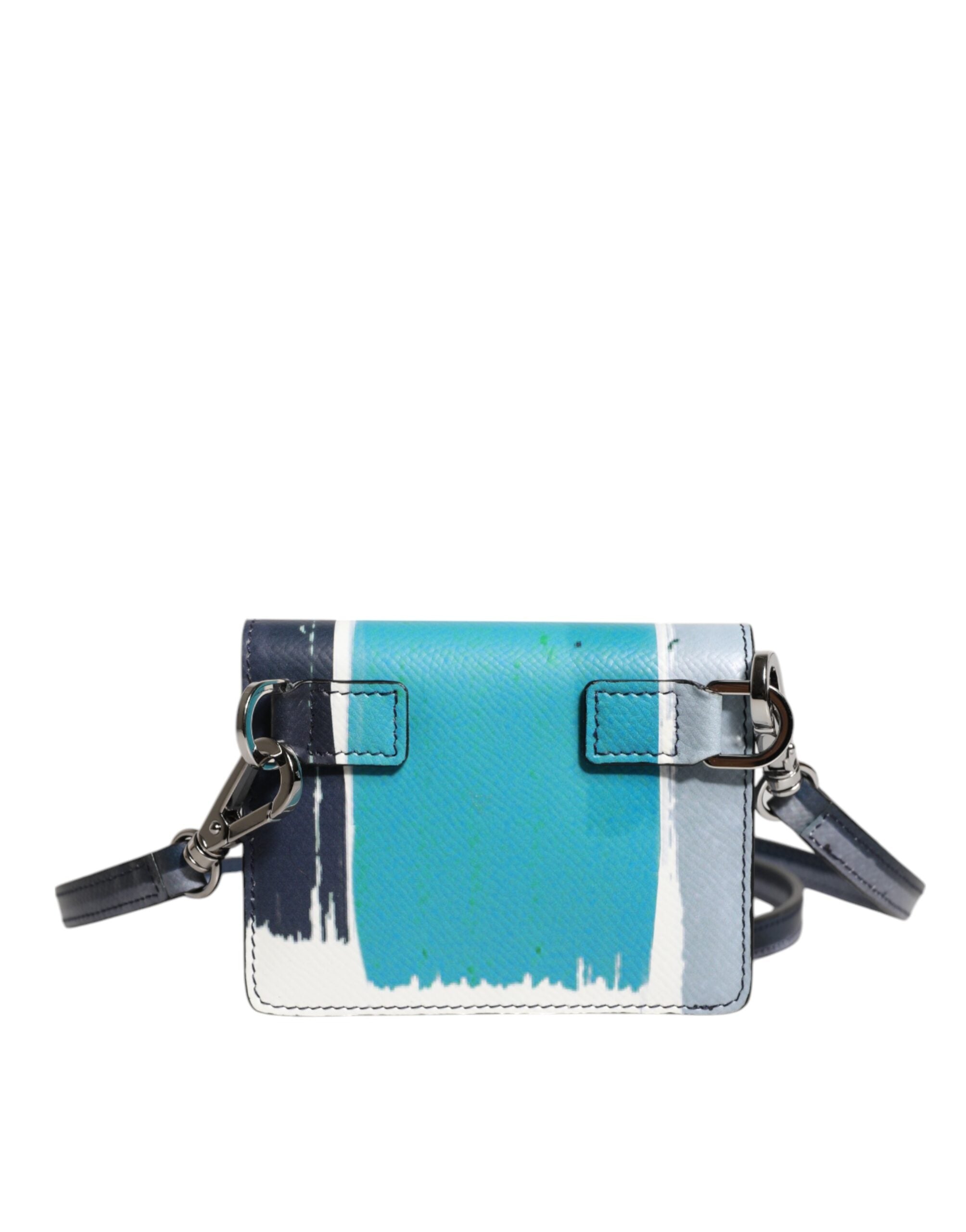 Dolce & Gabbana Multicolor Leather DG Logo Bifold Card Holder Wallet - ACCEXO