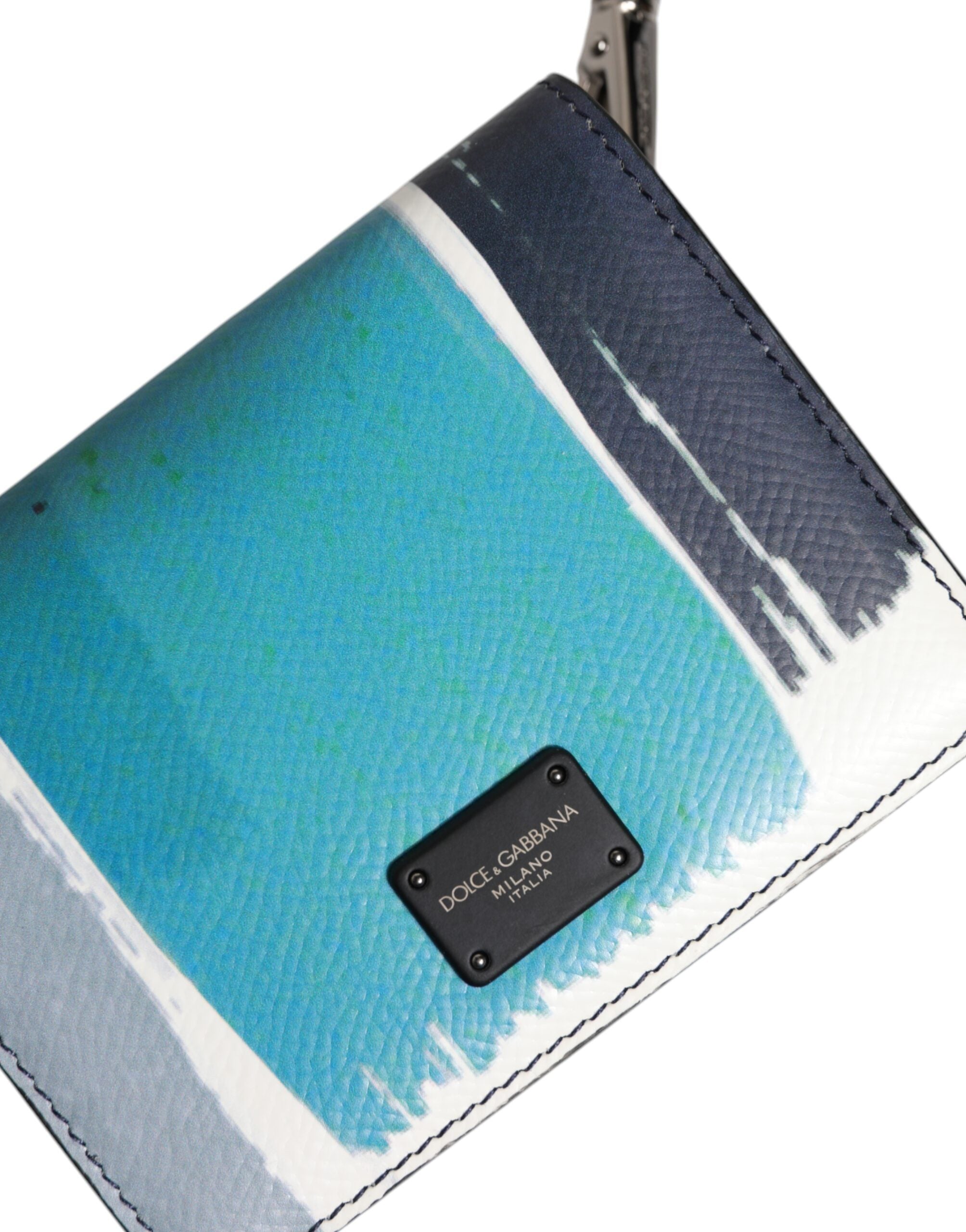 Dolce & Gabbana Multicolor Leather DG Logo Bifold Card Holder Wallet - ACCEXO