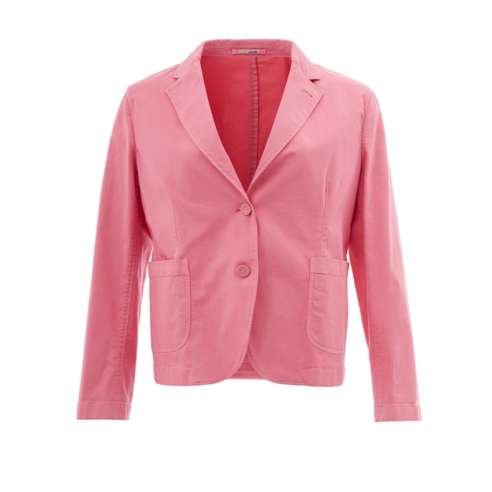 Lardini Elegant Pink Cotton Jacket for Her - ACCEXO