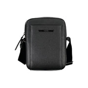 Calvin Klein Sleek Black Shoulder Bag with Logo Detail