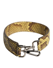Dolce & Gabbana Yellow Exotic Leather Bag Shoulder Strap for Women
