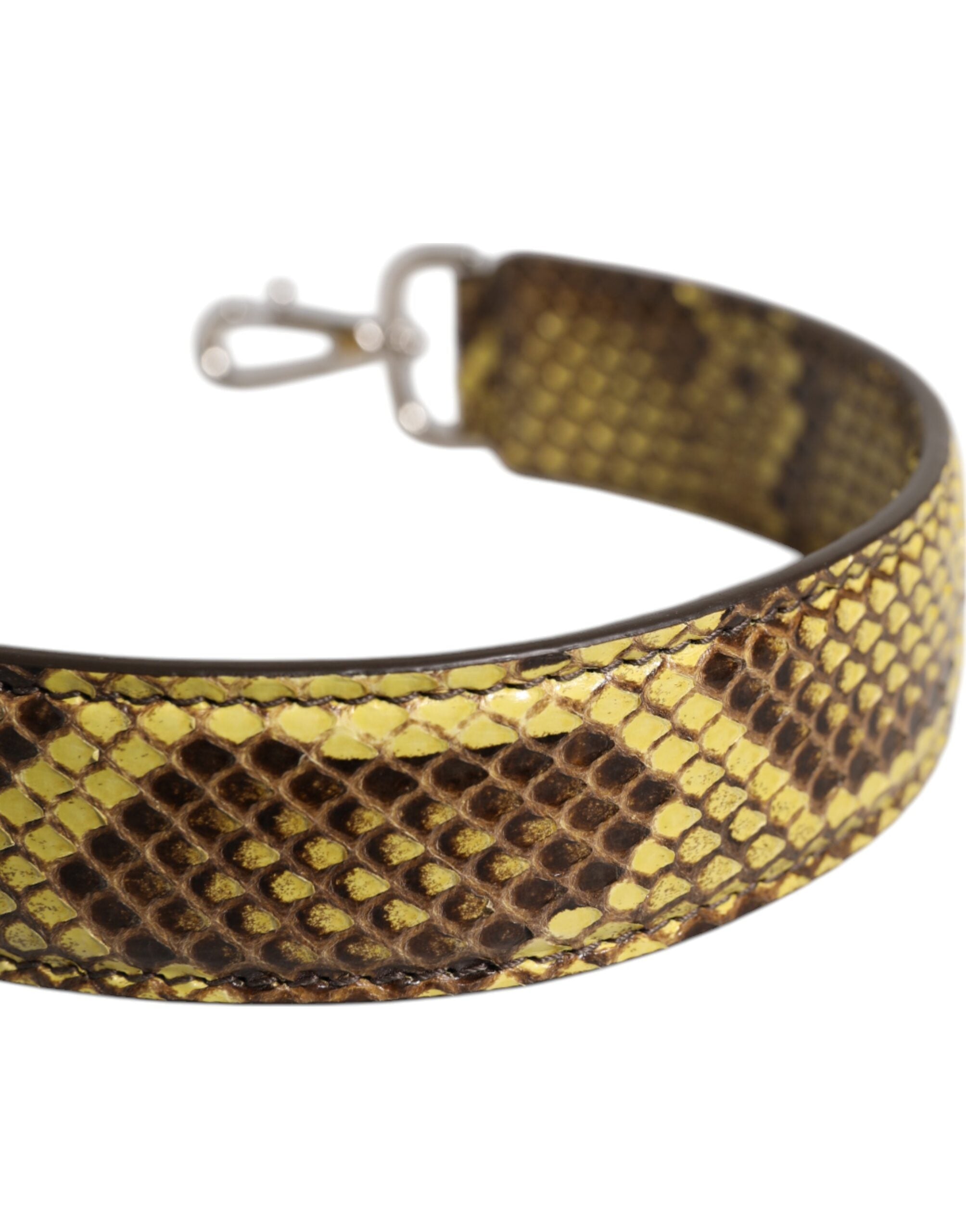 Dolce & Gabbana Yellow Exotic Leather Bag Shoulder Strap - ACCEXO