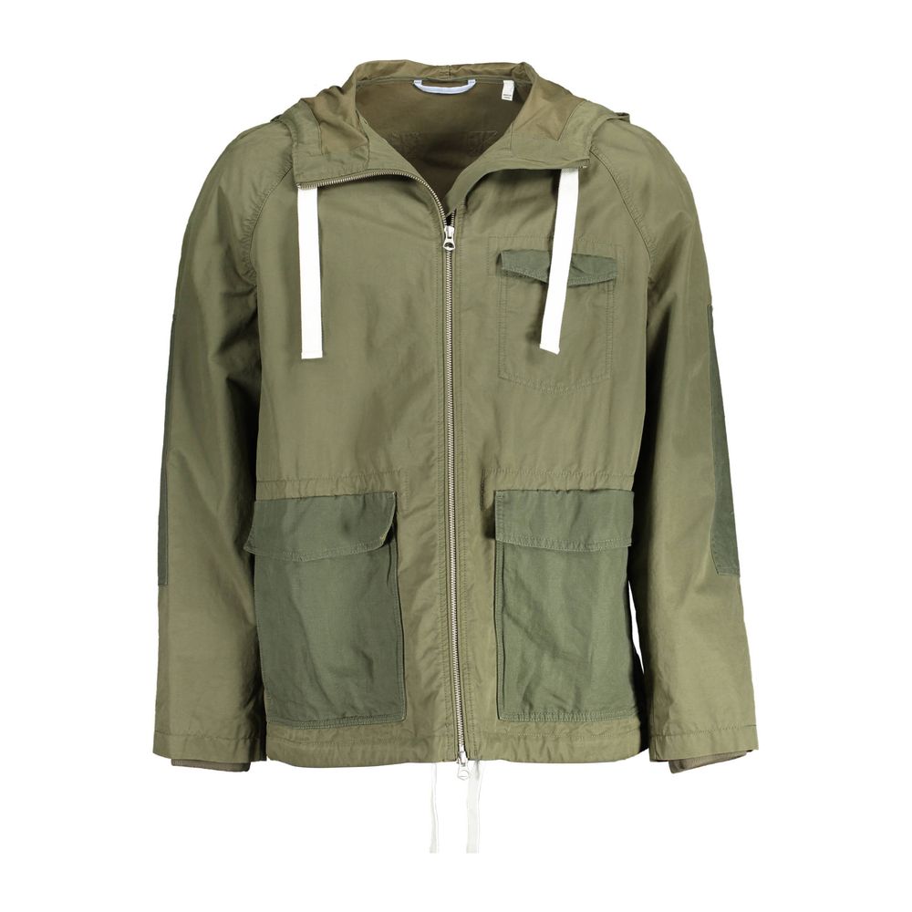 Gant Green Cotton Men Jacket - ACCEXO