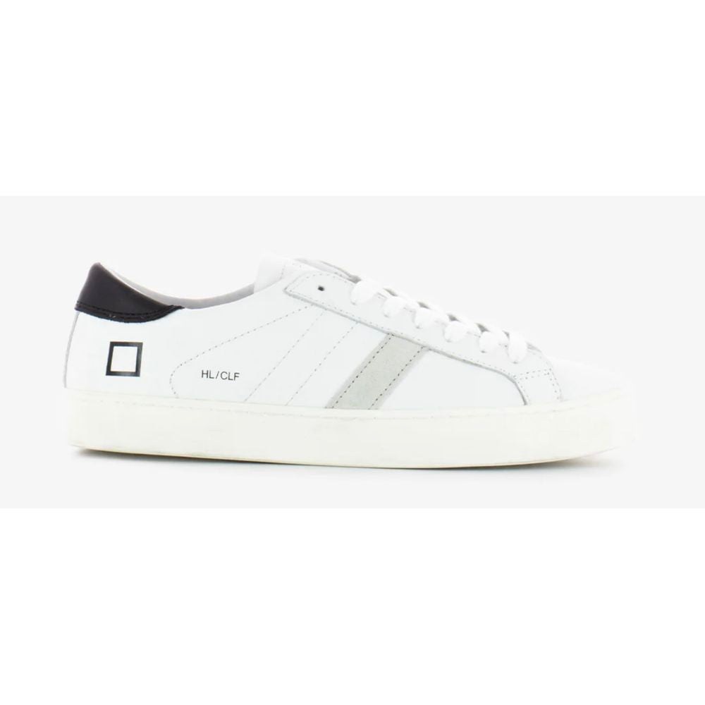 D.A.T.E White Leather Sneaker - ACCEXO