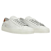 D.A.T.E White Leather Sneaker - ACCEXO