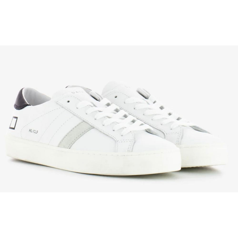 D.A.T.E White Leather Sneaker - ACCEXO