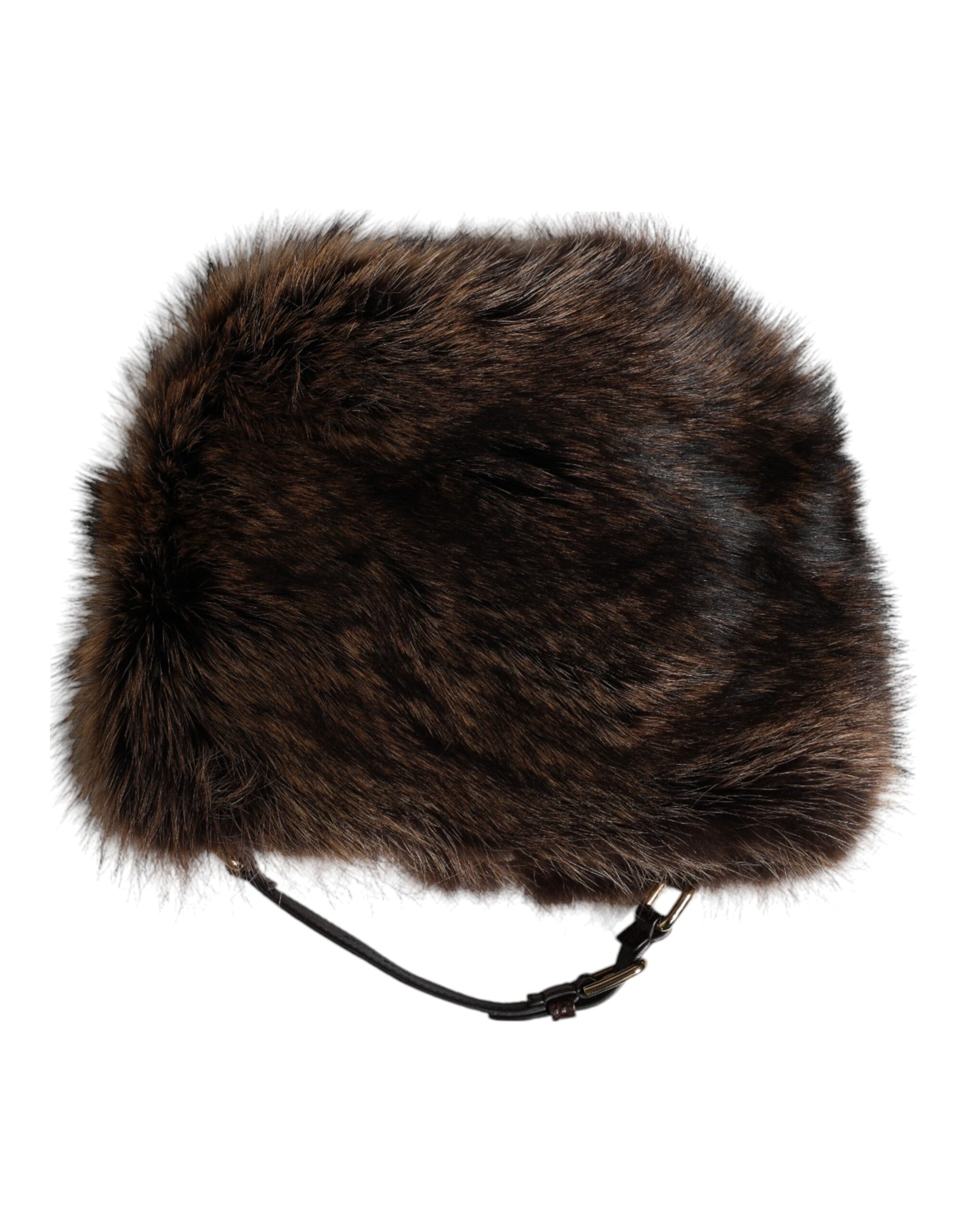 Dolce & Gabbana Brown Fur Women Bucket Hat - ACCEXO