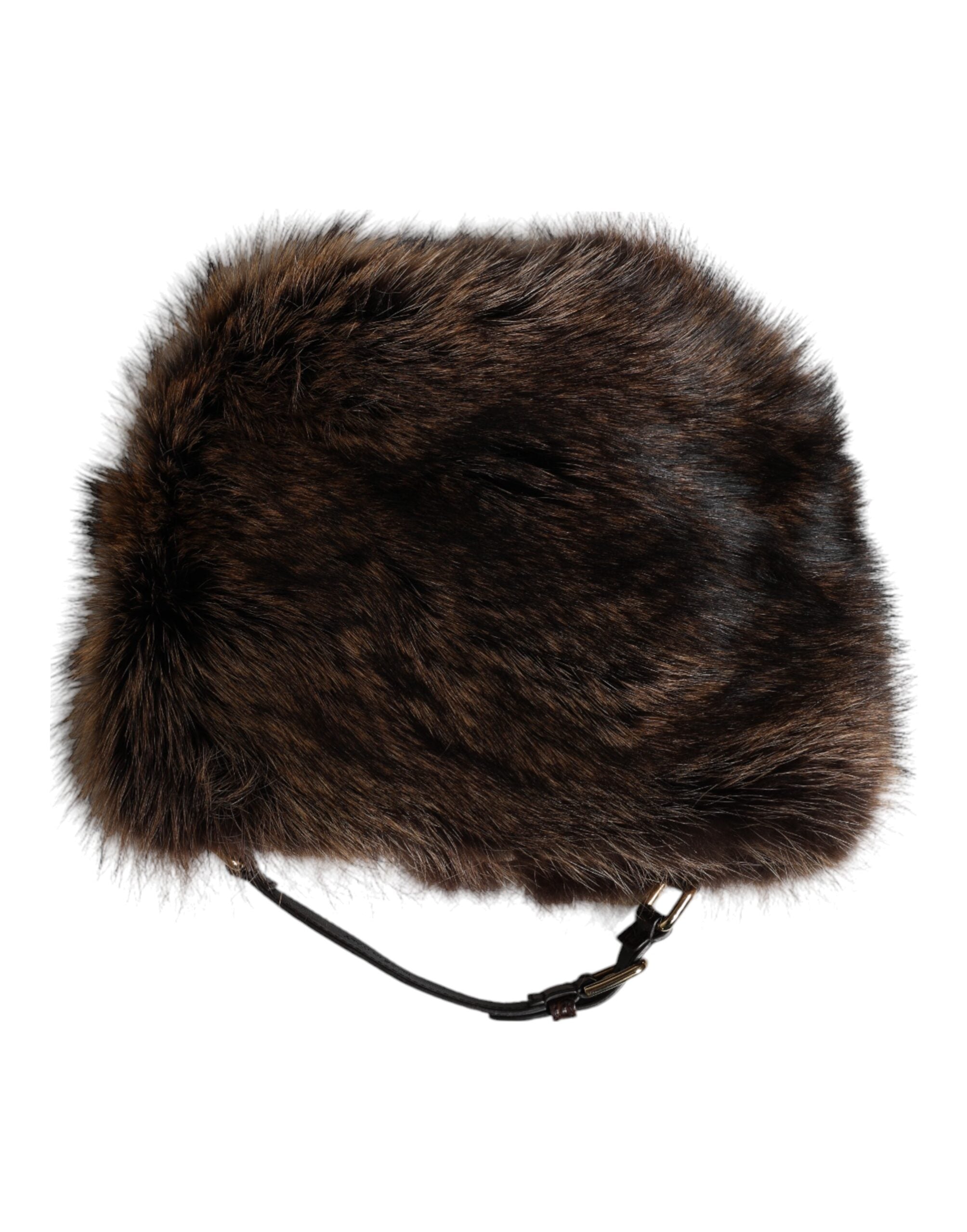Dolce & Gabbana Brown Fur Women Bucket Hat - ACCEXO