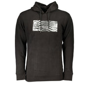 Cavalli Class Black Cotton Men's Hooded Sweatshirt
