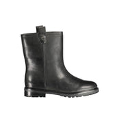 Ralph Lauren Black Leather Women Boot