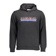 Napapijri Black Cotton Men's Hoodie
